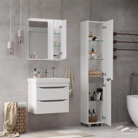 Пенал для ванной напольный Volna Lake 35