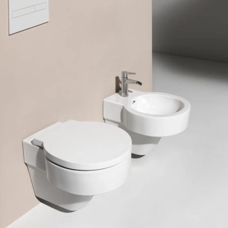 Laufen VAL Унитаз подвесной 530x390x360мм, безободковый, с покр. LLC, цвет: белый