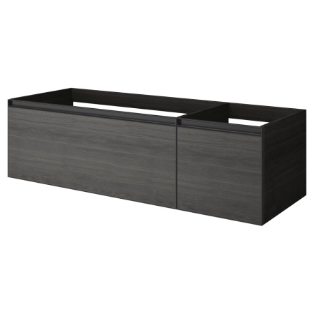 QUATRO 2 140см (100+40) тумба Boheme OAK ANTHRACITE профиль ANTHRACITE 790-M2-140--OA-A