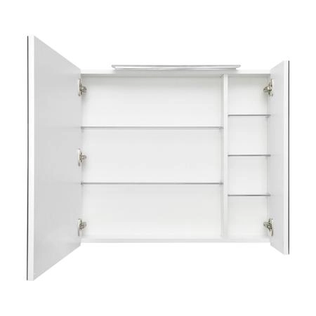 Roca Oleta Зеркальный шкаф 80х70см, c LED-светильником, цвет: белый