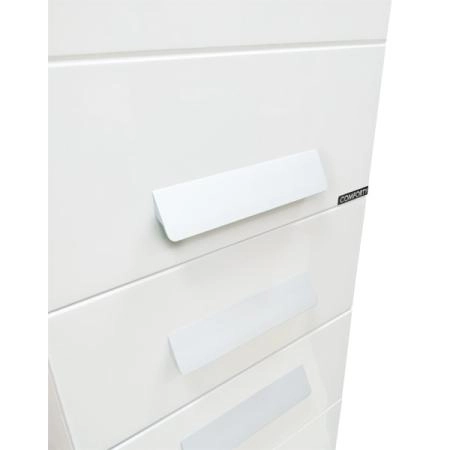 Шкаф-колонна Comforty Модена-35М 00-00001645 напольная белая матовая