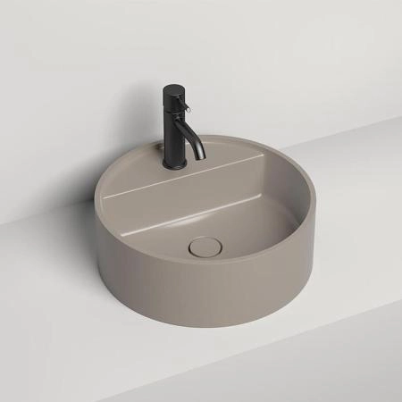 Salini Armonia Top 202 Раковина накладная 45х45х11.6см., с 1 отв., материал: S-Stone, цвет: RAL7006 матовый