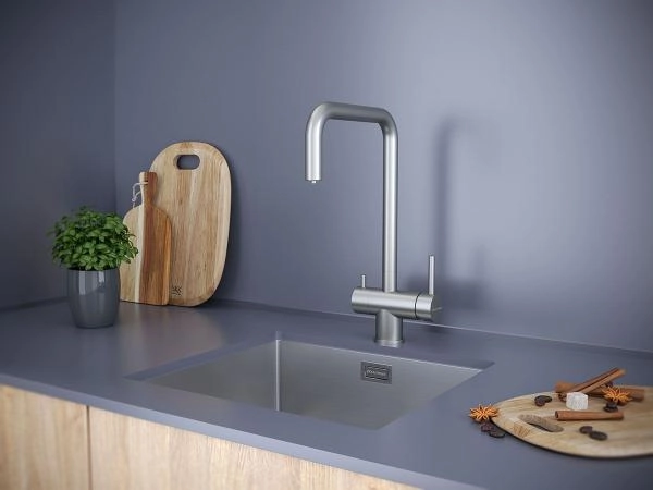 Смеситель для кухни Paulmark Wetter нержавеющая сталь We213030-SS, под фильтр