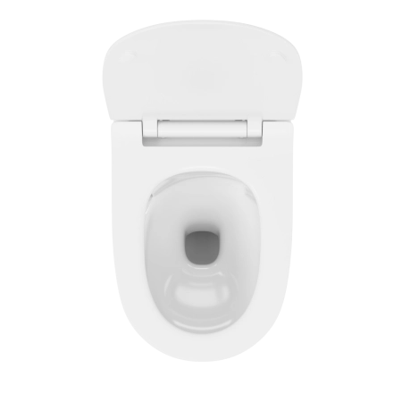 Подвесной унитаз VitrA M50 8302B003-6404 безободковый VortexFlush с сиденьем микролифт дюропласт белый санитарный фарфор