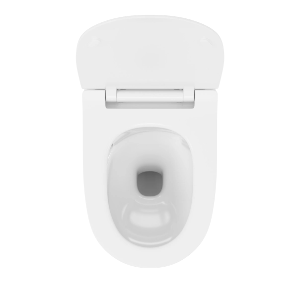 Подвесной унитаз VitrA M50 8302B003-6404 безободковый VortexFlush с сиденьем микролифт дюропласт белый санитарный фарфор