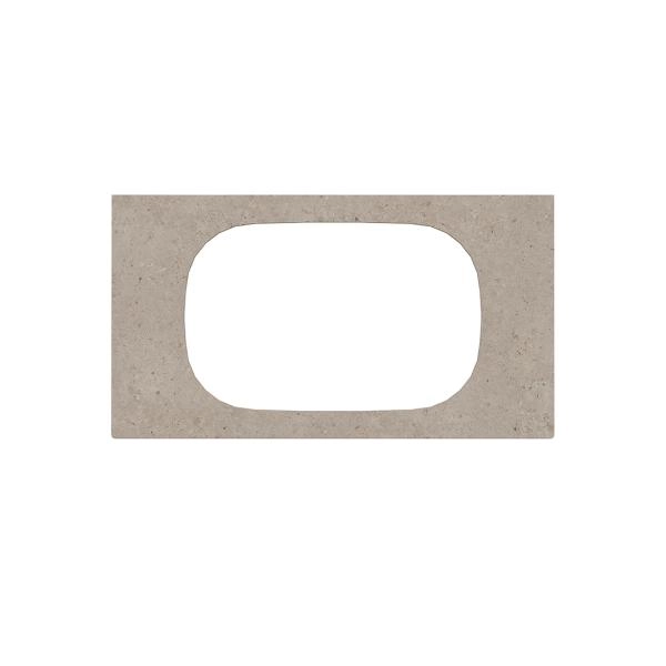 Столешница Kerama Marazzi MAGICA МАДЖИКА MA.2.0.SG540620R\90 Риккарди 90 см, бежевая матовая (без отв. под смеситель)