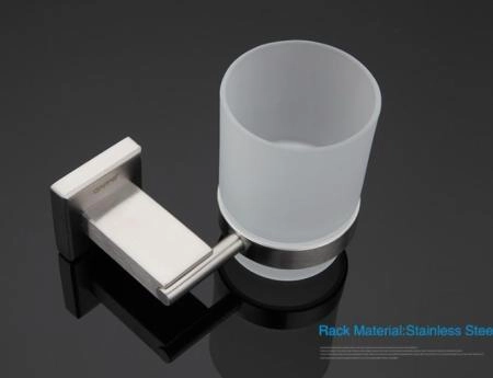 Стакан для зубных щеток Gappo G1706 с держателем. сатин