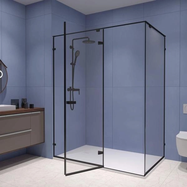 Душевой уголок RGW SV-040B Stilvoll 100x80 Черный матовый прозрачное