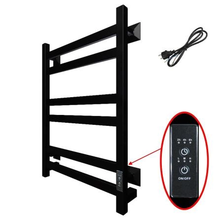 Полотенцесушитель Тругор Пэк сп 21 кв 60х50 черный ВГП электрический