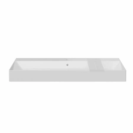 Раковина Kerama Marazzi GRANDE ГРАНДЕ GR.wb.120 мебельная\подвесная 120, белая глянцевая, одно отверстие под смеситель