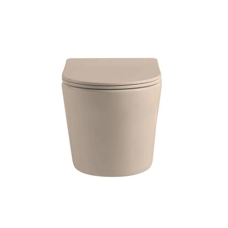 Унитаз подвесной Vincea Piatti VT1-11SMC, цвет капучино матовый, ультратонкое soft-close сиденье