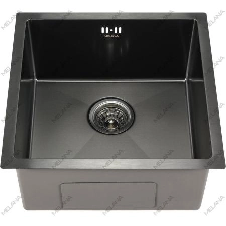 Мойка Melana ProfLine D4545HB 45x45 1,2/220 сатин графит врезная квадратная
