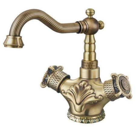 Смеситель для раковины ZORG Antic (A 3009U-BR) бронза