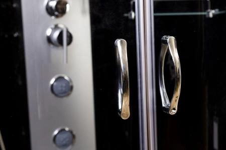 Душевая кабина Niagara NG-2507-14BKG 800х800х2000 высокий поддон 40см стекло тонированное