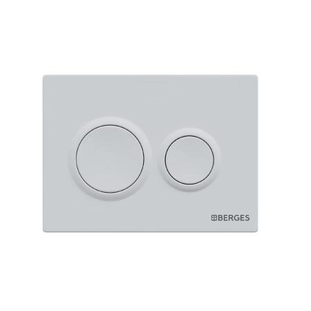 Инсталляция BERGES NOVUM 40264 для скрытого монтажа унитаза кнопка O4 Soft Touch белая