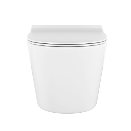Подвесной унитаз VitrA M50 8302B003-6404 безободковый VortexFlush с сиденьем микролифт дюропласт белый санитарный фарфор