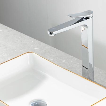 Смеситель GAPPO G1010-2 для раковины высокий, хром