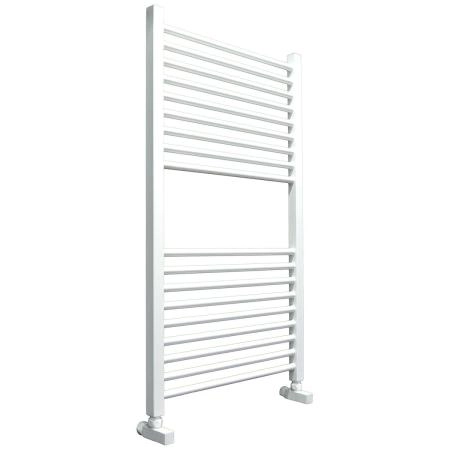 Полотенцесушитель водяной Ника Modern ЛМ-2 100/50 RAL9016 белый матовый комплект люкс