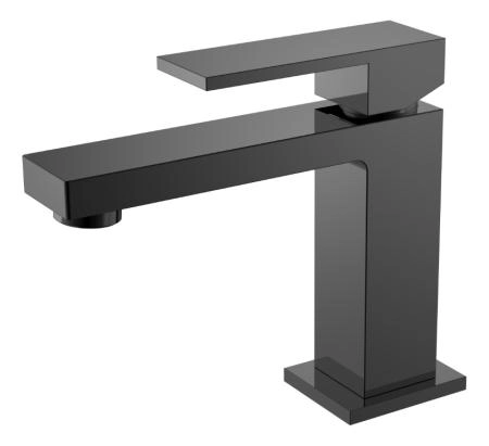 Cмеситель для умывальника Boheme Qubic Shine Gun Metal 471-SGM