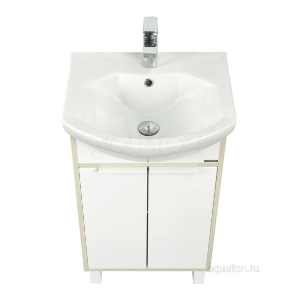 Тумба под раковину Aquaton Рико 1A212401RIB90 50 с ящиком,белый
