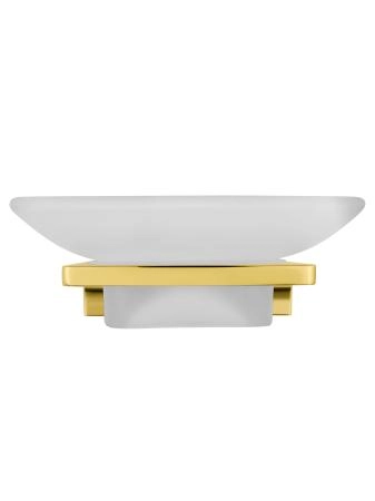 Мыльница с держателем WONZON & WOGHAND ECLIPSE, Глянцевое золото (WW-9122-LG)