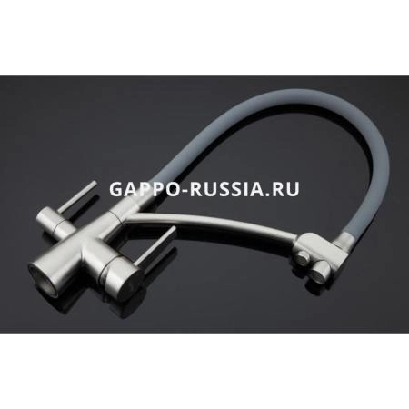 Смеситель Gappo G4398 для кухни, сатин
