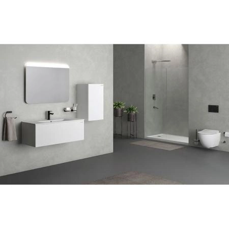 Унитаз CREAVIT FREE безободковый с биде смеситель хол/гор FE322-34CB00E-0002 (сиденье отдельно)