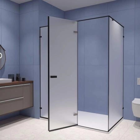 Душевой уголок RGW SV-040B Stilvoll 100x80 Черный матовый матовое