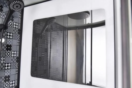 Душевая кабина ESBANO 100x100x210 ESB-100CR черная