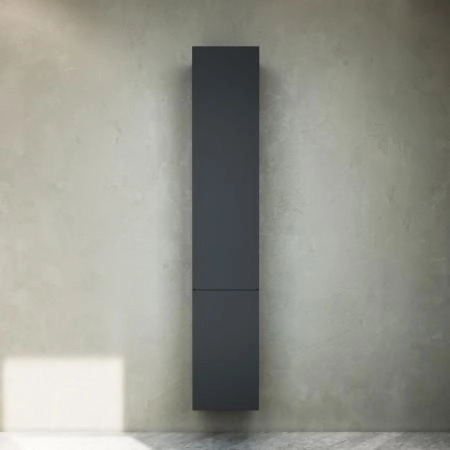 Шкаф-пенал подвесной, правый, 30 см, графит матовый AM.PM Gem M90CHR0306GM графит матовый