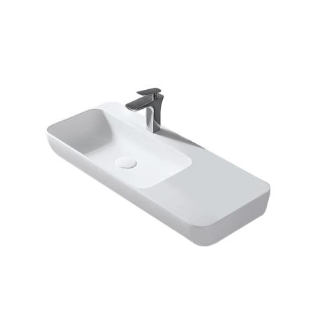 Раковина Vincea VWB-6S590MW, 900*400*120, подвесная, цвет белый матовый искусственный камень