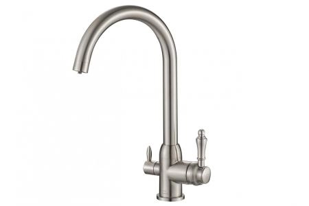 Смеситель для кухни ZORG Steel Hammer (SH 723 SATIN) сатин