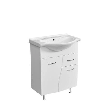 Тумба под умывальник Stella Polar Волна 65, 1 ящ., Байкал 65