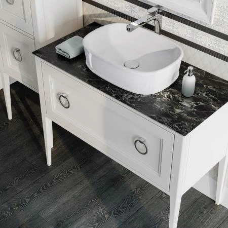 Раковина Kerama Marazzi CIRCO ЧИРКО CI.wb.50 накладная 50, белая глянцевая