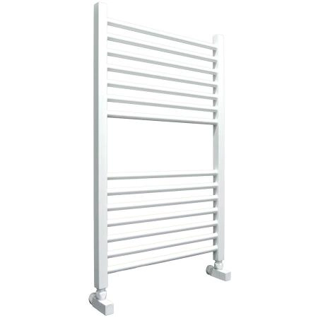 Полотенцесушитель водяной Ника Modern ЛМ-2 100/50 RAL9016 белый матовый комплект люкс