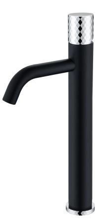 Смеситель STICK Boheme для умыв. выс. BLACK DIAMOND CHROME_Комплект 122-BCR