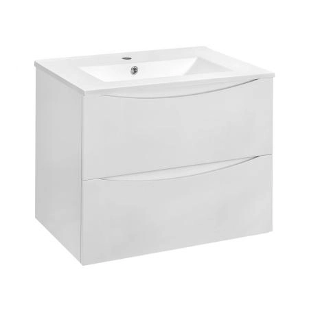 Тумба под раковину Vincea Mia 700 подвесная, 2 выкатных ящика soft close, G.White