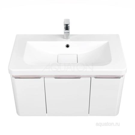 Тумба под раковину Aquaton Шерилл 1A208801SH010 85 с ящиком,белый