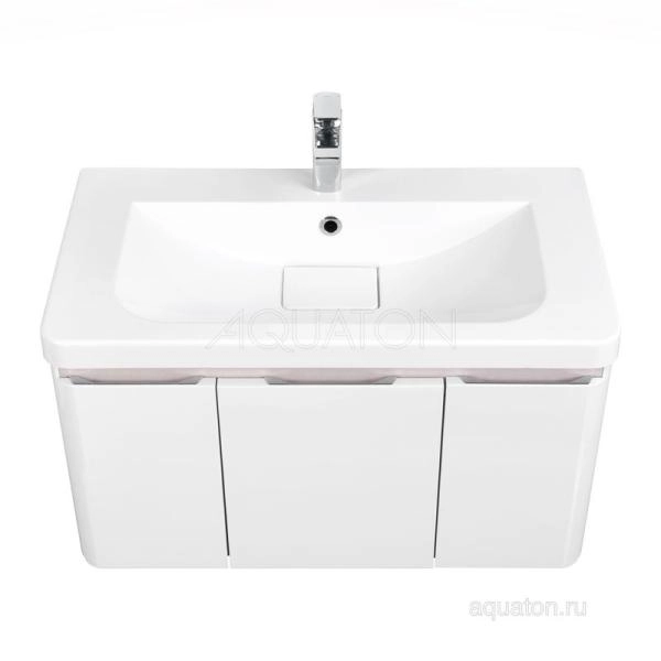 Тумба под раковину Aquaton Шерилл 1A208801SH010 85 с ящиком,белый