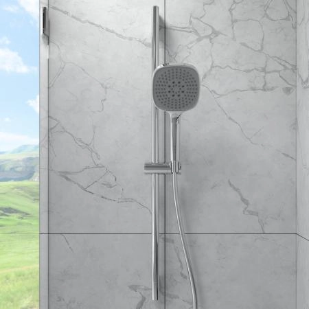 Душевая стойка VitrA Core Square A45917EXP с ручным душем без смесителя хром
