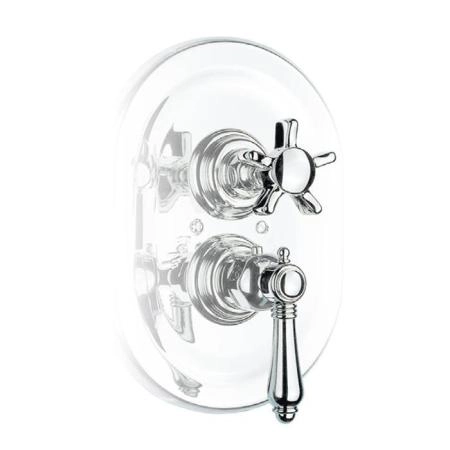 Nicolazzi Dames Anglaises Смеситель для душа, встраиваемый, 3/4” с запорным вентилем, цвет: хром