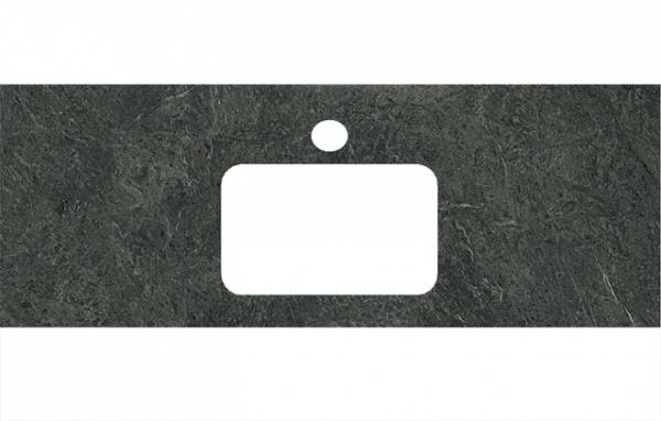 Столешница Kerama Marazzi PLAZA ПЛАЗА PL2.VT97\120 Столешница из керамогранита Риальто 120, зеленый темный матовый