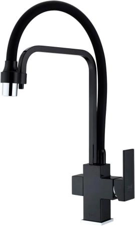 Смеситель для кухни ZORG Sanitary (ZR 341-6 YF BLACK) черный