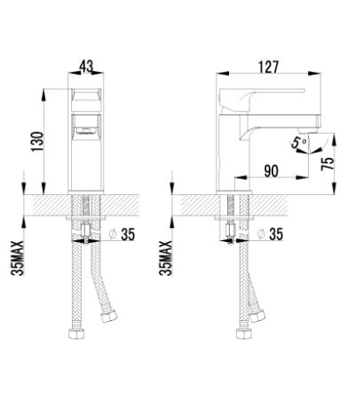 Смеситель Lemark Plus Grace LM1506С для раковины