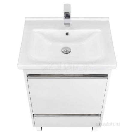 Тумба под раковину Aquaton Капри 1A230101KP010 60 с ящиком,белый