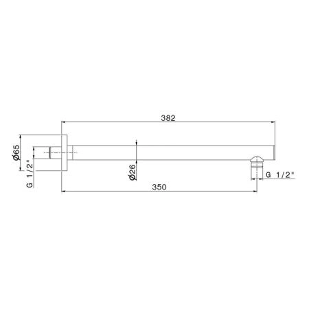 Настенный кронштейн Kerama Marazzi OLE ОЛЕ 27670KM.M0.071 золотой атласный