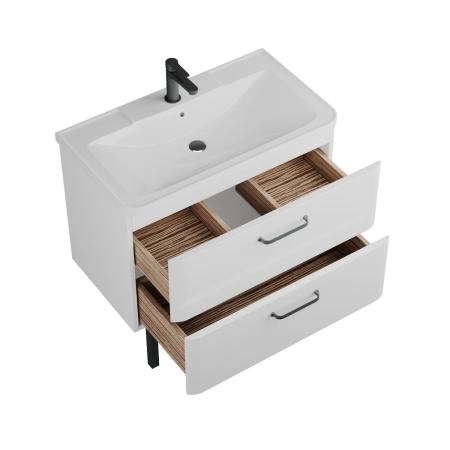 Тумба Veneciana TIBR 80 под умывальник Atlantica 80 белая