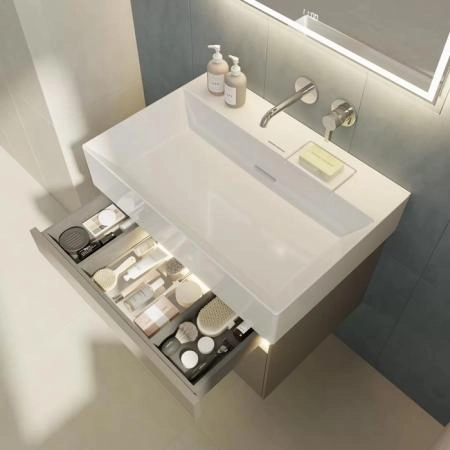 Тумба Kerama Marazzi LOGICA ЛОДЖИКА LOG.70.2\SAN подвесная 2 ящика 70 см, песчаный