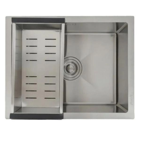 Кухонная мойка Gappo GS5040 500x400x215mm 0.8мм с коландером Сатин