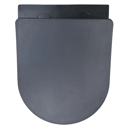 Унитаз подвесной Azario Gloria 48х37х36 безободковый, чёрный матовый (AZ-2003MB)